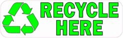 Recycle Here Sticker