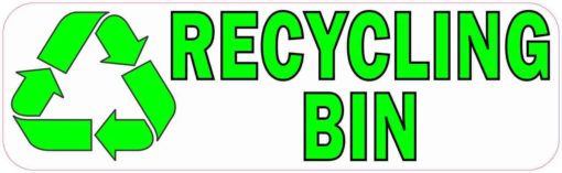 Recycling Bin Sticker
