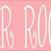 Pink Powder Room Magnet