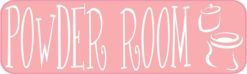 Pink Powder Room Magnet