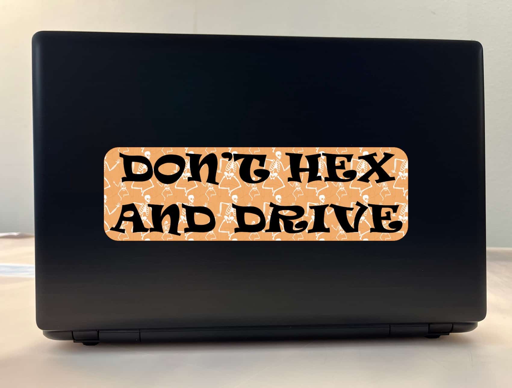 10in x 3in Don't Hex and Drive Bumper Sticker