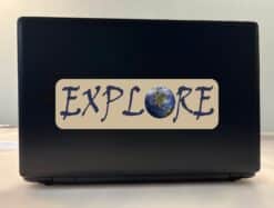 10in x 3in Explore Bumper Sticker