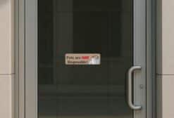 10in x 3in Pets Are Not Disposable Sticker
