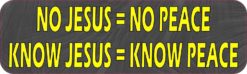 Know Jesus Know Peace Magnet