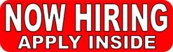 Now Hiring Apply Inside Magnet