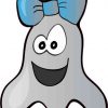 Girl Ghost Sticker