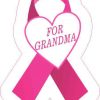 For Grandma Breast Cancer Ribbon Sticker