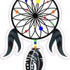 Colorful Dream Catcher Sticker