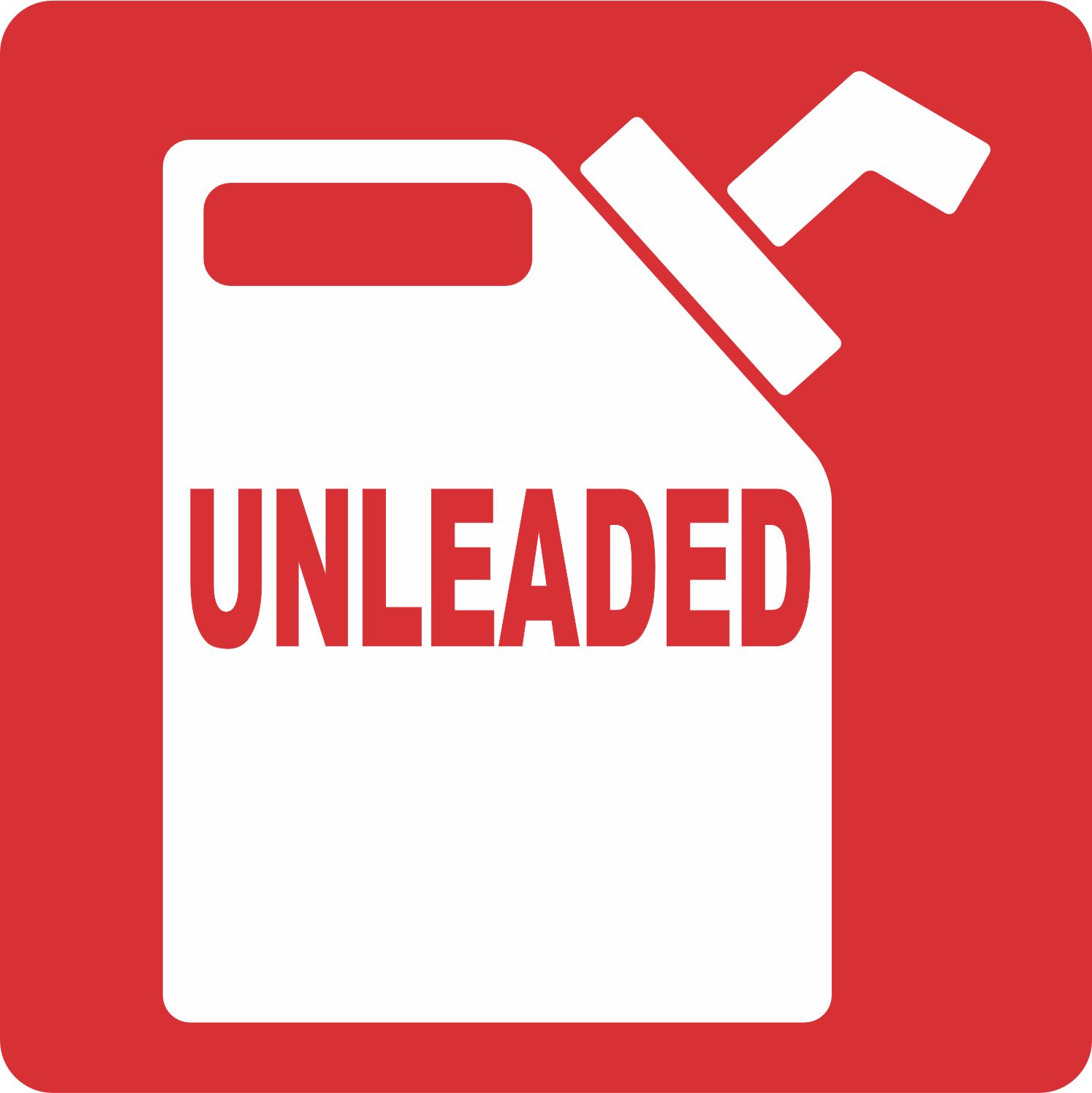 5in x 5in Unleaded Magnet