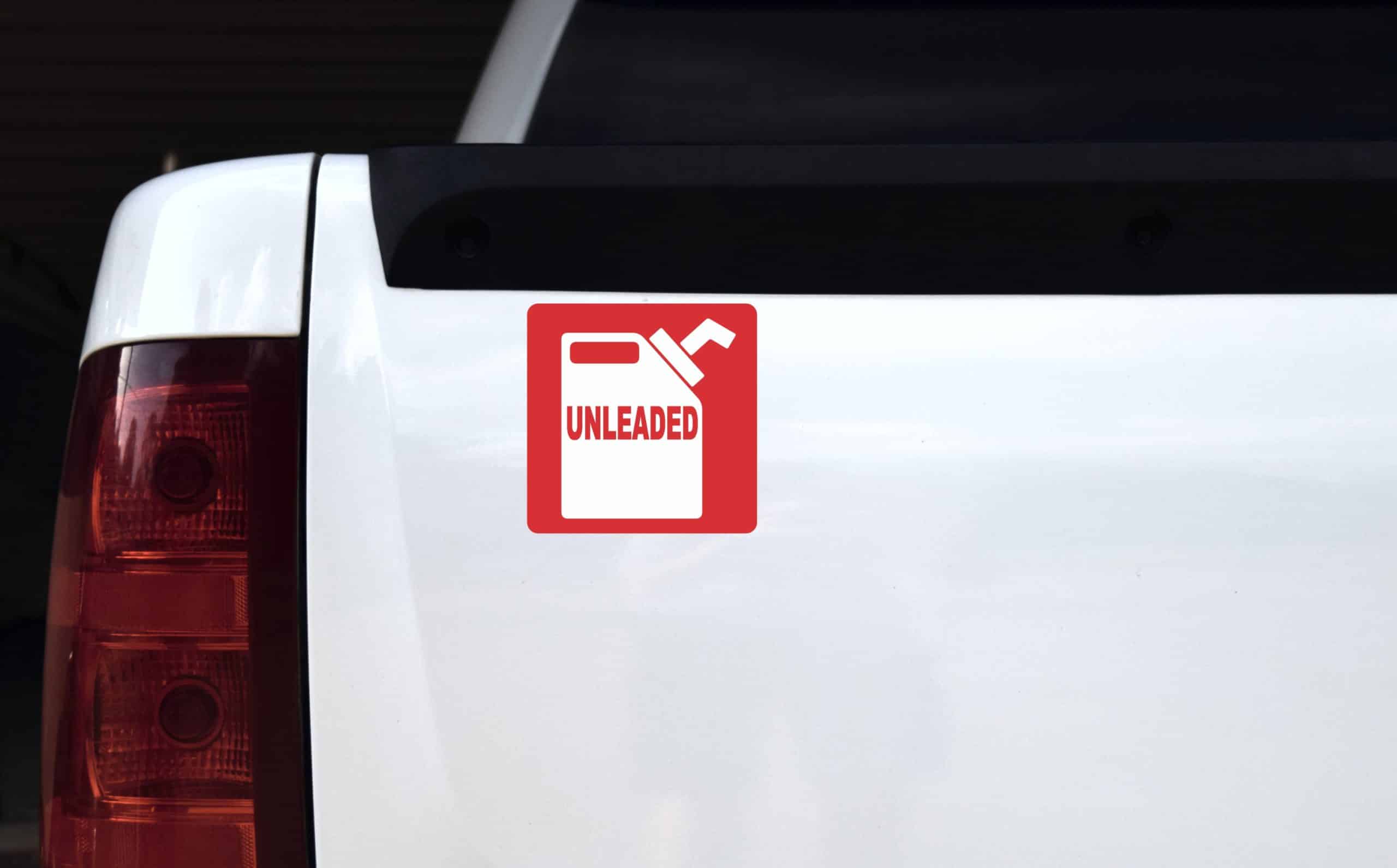 5in x 5in Unleaded Magnet - Image 3