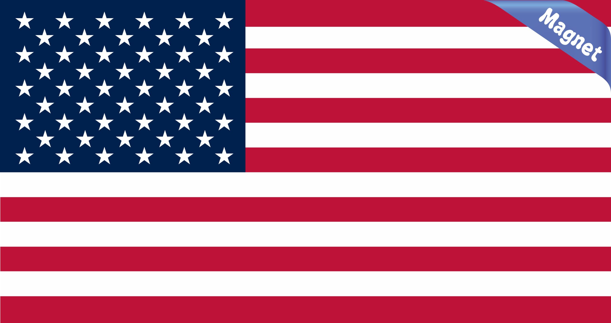 8.5in x 4.5in American Flag Magnet