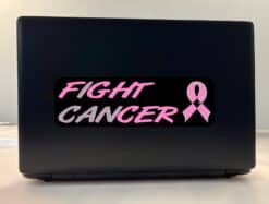 10in x 3in I Can Fight Cancer Bumper Sticker