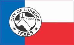 Lubbock Texas Flag Magnet