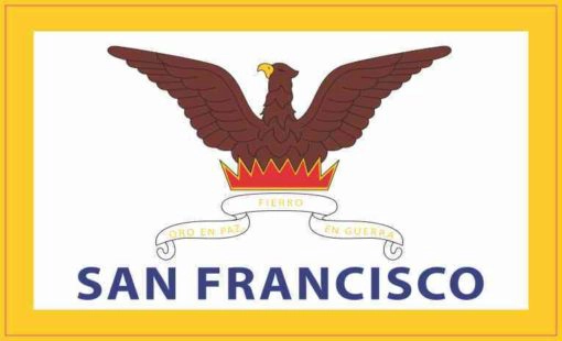 San Francisco California Flag Sticker