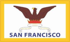 San Francisco California Flag Magnet