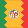 Los Angeles California Flag Sticker