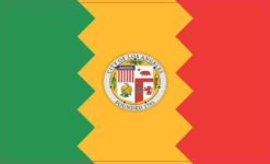 Los Angeles California Flag Magnet
