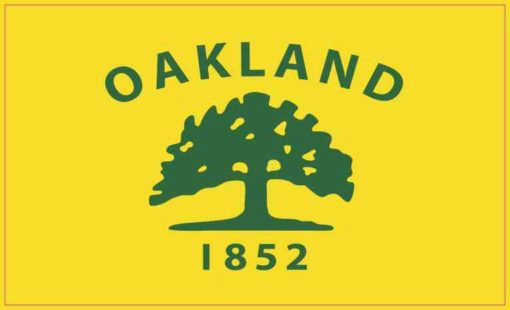 Oakland California Flag Sticker