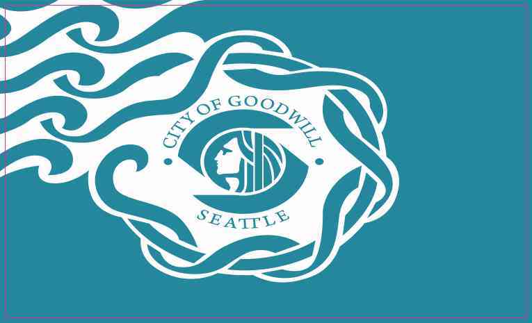 Seattle Washington Flag Magnet