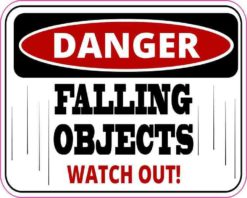Danger Falling Objects Magnet
