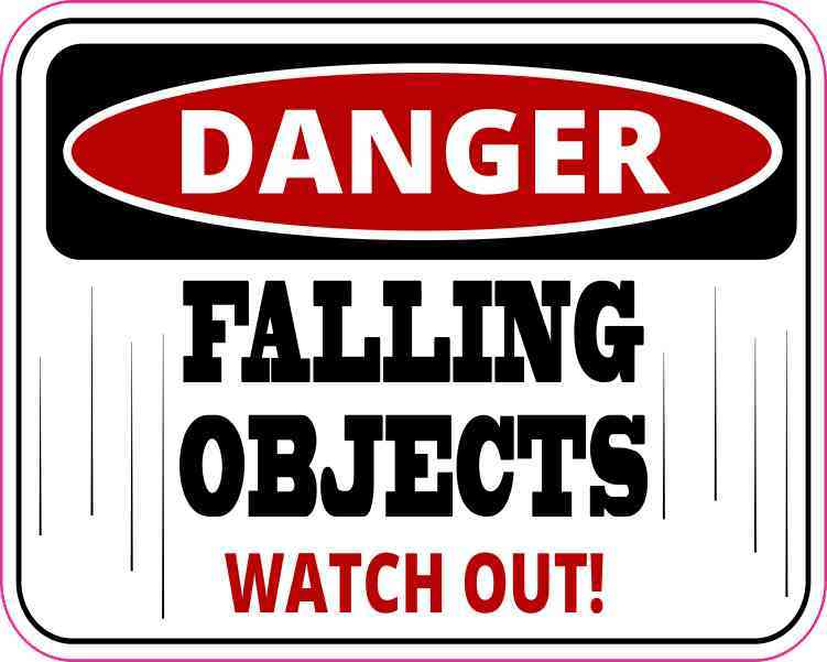 Danger Falling Objects Magnet