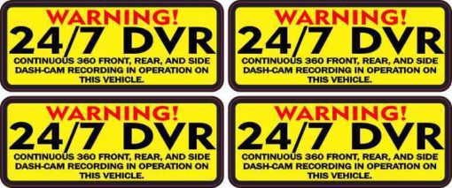 DVR Sticker