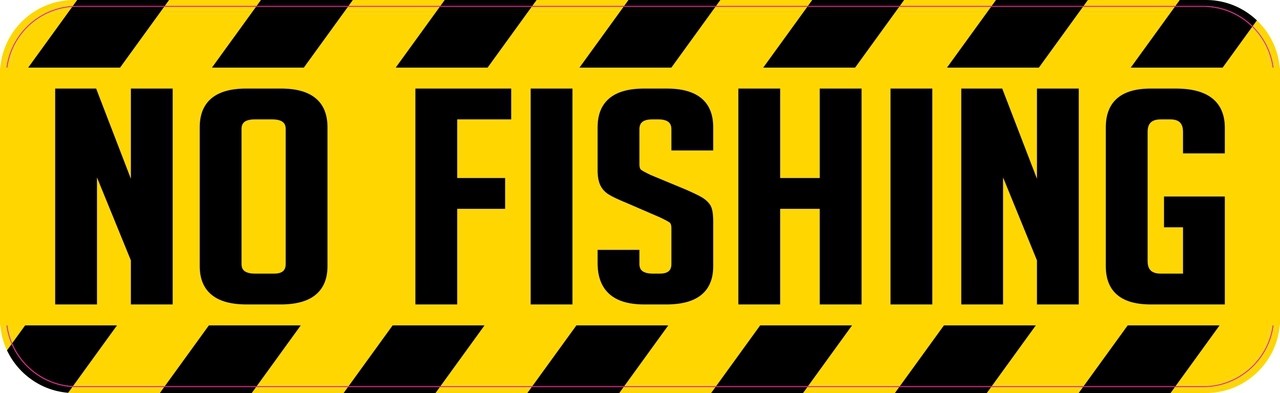 No Fishing Magnet