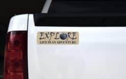 10in x 3in Explore Life Is An Adventure Magnet