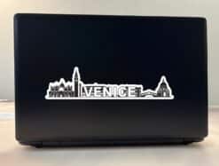 10in x 2.5in Venice Skyline Sticker