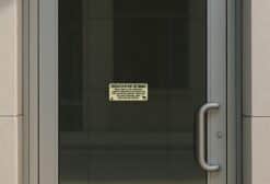 7in x 3in Green Observation Without Disturbance Sticker