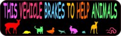This Vehicle Brakes to Help Animals Magnet