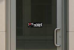 10in x 3in I Love My Morkie Bumper Sticker