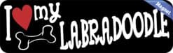 10in x 3in I Love My Labradoodle Magnet
