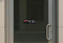 10in x 3in I Love My Pit Bull Bumper Sticker