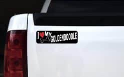 10in x 3in I Love My Goldendoodle Magnet