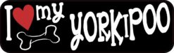 I Love My Yorkipoo Magnet
