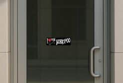 10in x 3in I Love My Yorkipoo Bumper Sticker