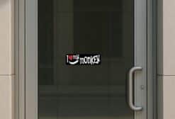 10in x 3in I Love My Monkey Bumper Sticker