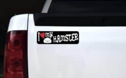 10in x 3in I Love My Hamster Magnet
