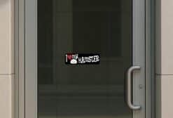 10in x 3in I Love My Hamster Bumper Sticker