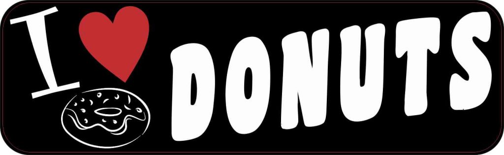 I Love Donuts Magnet