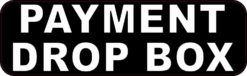 Payment Drop Box Sticker