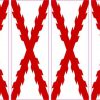 Burgundy Cross Stickers