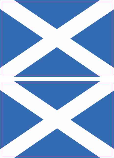 Scottish Flag Stickers
