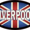 Oval UK Flag Liverpool Sticker