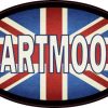 Oval UK Flag Dartmoor Sticker
