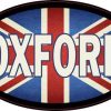 Oval UK Flag Oxford Sticker