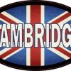 Oval UK Flag Cambridge Sticker