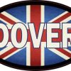 Oval UK Flag Dover Sticker