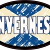 Oval Scottish Flag Inverness Sticker